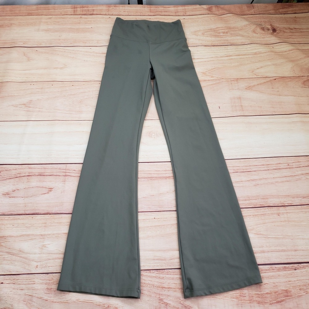 American Eagle Pants Womens XS Green The Everything Flare Yoga Leggings